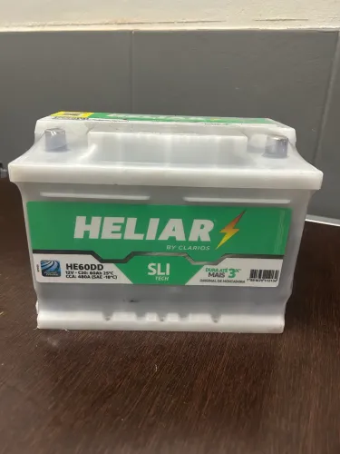 Bateria Heliar 60Ah 