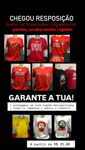 Camisa de Lula