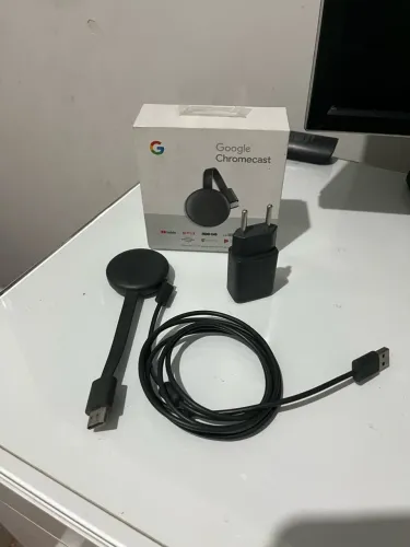 Chromecast 3 Google Original Completo com Caixa R$ 150