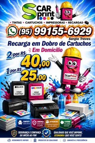 Promoção em dobro em domicílio sem taxa de deslocamento