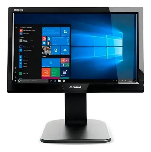 Monitor Lenovo 19 Polegadas E2003ba Vga Dvi - Vitrine Cor PretoMonitor Lenovo 19 Polegadas