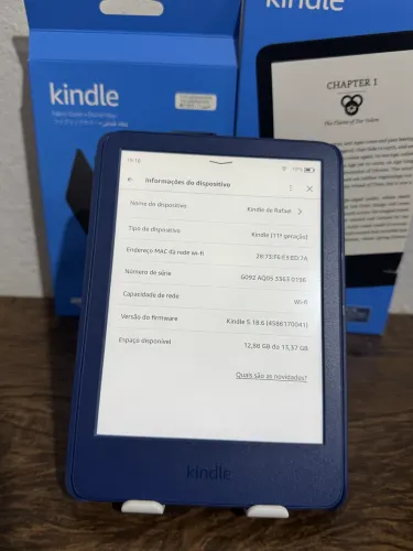 Kindle 11ª Geração (2022) Azul - 16GB - Excelente Estado + Capa Original
