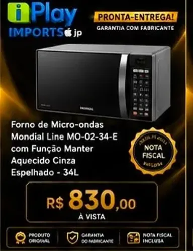 MICRO-ONDAS MONDIAL 34L