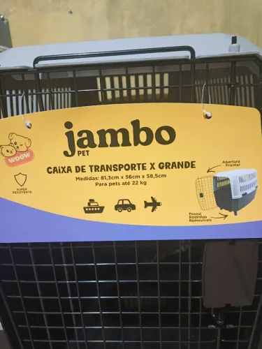 Vendo caixa transporte para cão até 22kg 
