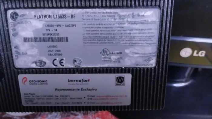 MONITOR NO ESTADO PARA RETIRAR PEÇAS NÃO TENHO COMO TESTAR