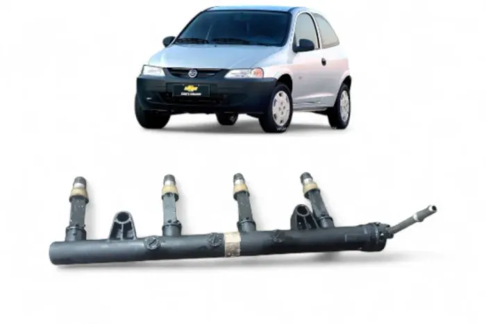 Flauta Injeção Bico Injetor Gm Celta Corsa 2000 a 2006