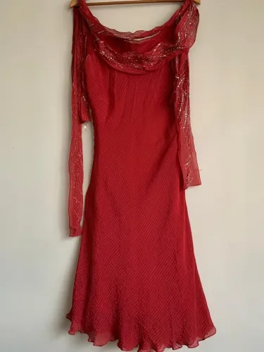 Vestido de seda