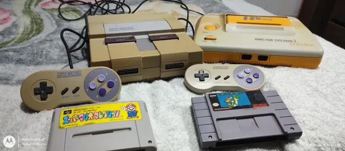 SUPER NINTENDO + MASTER SYSTEM 3