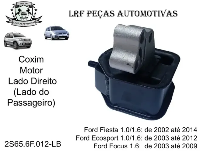 Coxim Motor Lado Direito Ford Fiesta, Ecosport, Focus