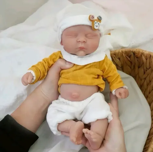 Boneca Bebê Silicone Sólido