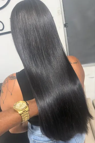 Cabelo brasileiro do Sul 54 cm 200 gramas