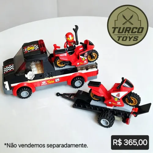 LEGO CITY - RACING BIKE TRANSPORTER (ORIGINAL COMPLETO)