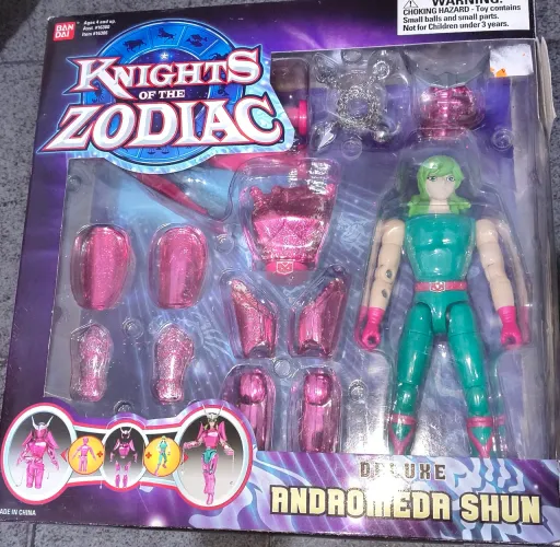 Boneco Andrômeda Shun deluxe original Bandai 