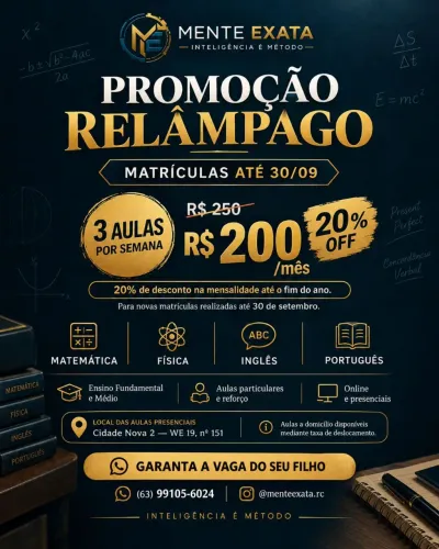 AULAS DE REFORÇO