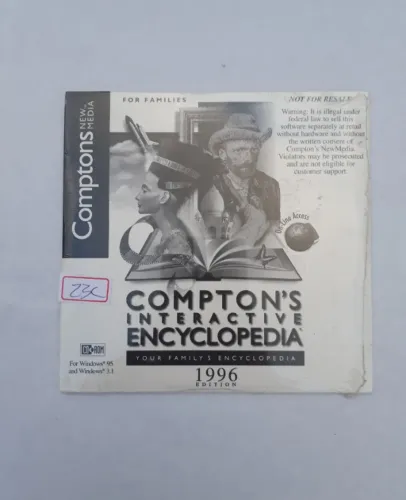 cd compton's interactive encyclopedia 1996 lacrado 23c