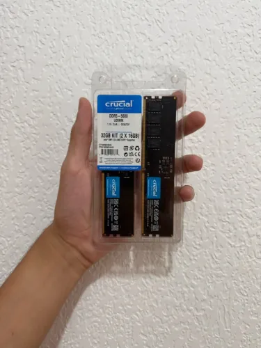 2x16gb 5600MHZ CL46 Crucial UDIMM LACRADAS