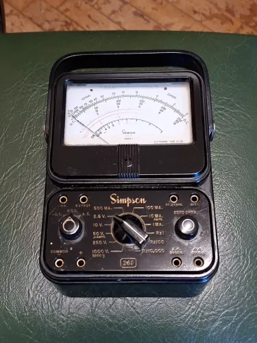 Para medidas em áudio Simpson 260 made in USA, caixa perfeita, leia!