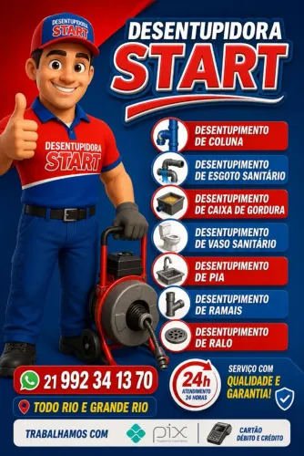 Desentupidora esgoto