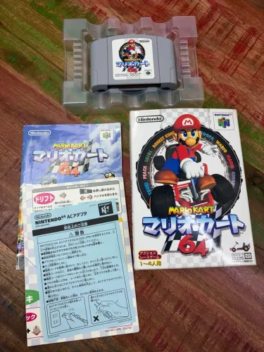 Jogo Mario Kart 64 para Nintendo 64 Original CIB