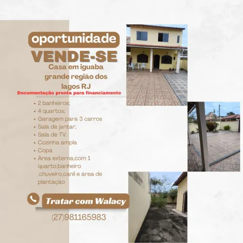 Vendo casa em Iguaba grande