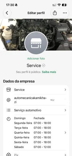 Gerente Oficina Mecânica