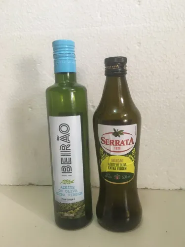 Dois vidros vazios de azeite para artesanato 