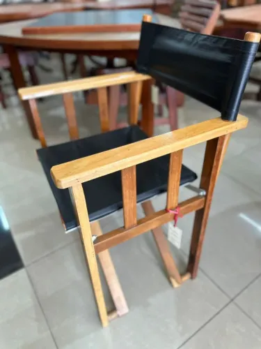 Cadeira diretor cinema dobrável 