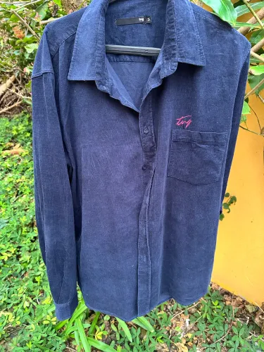 Camisa de veludo cotelê TNG
