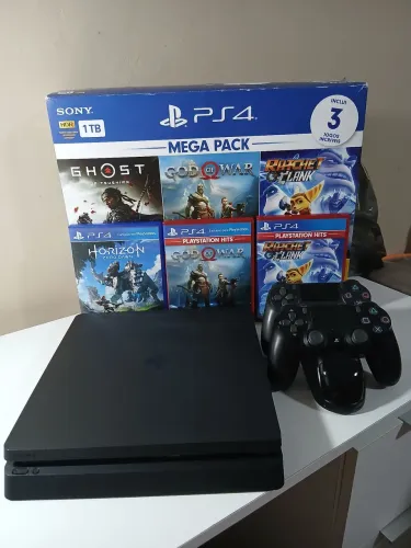 Ps4 slim 1tb Novo