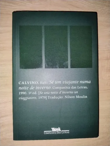 Se Um Viajante Numa Noite de Inverno. Italo Calvino. LIVRO NOVO!!