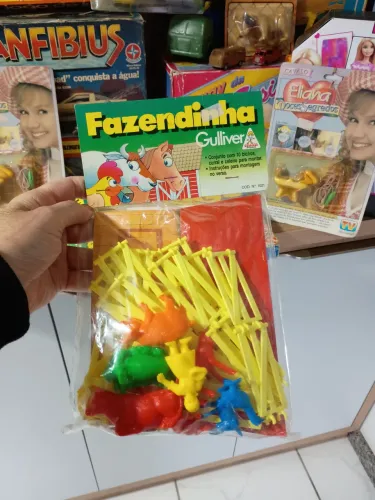 Brinquedo Antigo Fazendinha Gulliver Animais Zoológico