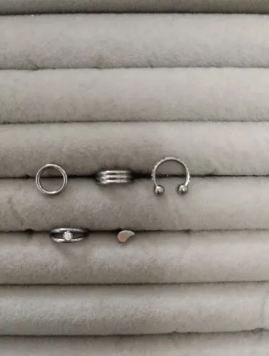 Kit piercing titânio 