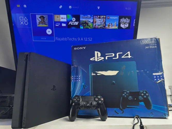 PS4 SLIM 500GB DESTRAVADO