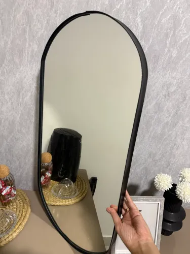 Espelho Oval Preto