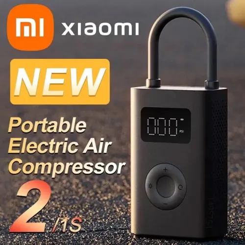 Bomba Elétrica Xiaomi Portátil Compressor Ar Com Bateria Usb Carro Bike Moto