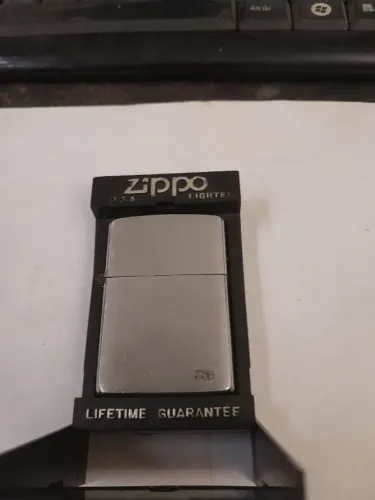 Isqueiro Zippo U.S.A. Lighter, usado, metal prateado