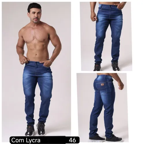 Calças jeans masculina 