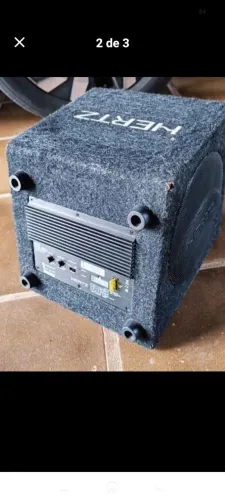 Caixa Subwoofer Ativo 8" Som automotivo