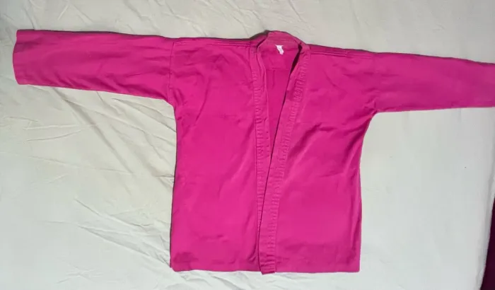 Kimono Infantil Rosa (ver medidas na descrição)