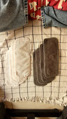 Absorventes reutilizáveis para fralda ecológica