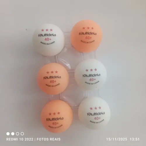 Kit 6 Bolas Bolinhas Ping Pong Profissional 3 Estrelas Multideia