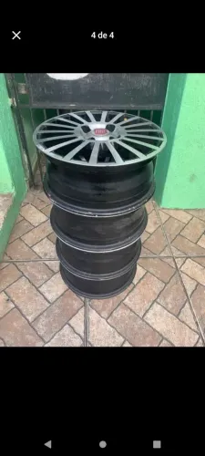 Jogo de roda aro 14 pra Fiat montagem grátis ZAP *