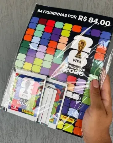 Pacote de figurinhas da copa do mundo 2026 (PRONTA ENTREGA)