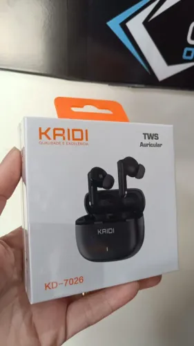 Fone de ouvido Bluetooth KAIDI KD-7026 - Som de Qualidade - Loja COimbra Entregamos 