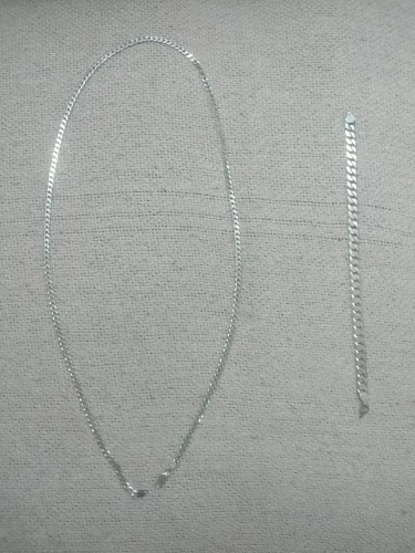 Corrente e pulseira prata 925