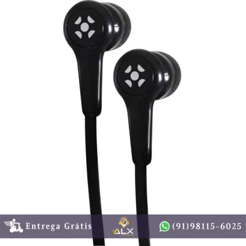 Fone Ouvido C/ Microfone Eml-101 Preto Fortrek *ENTREGA GRÁTIS*