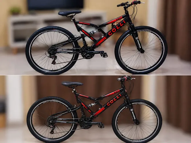 Bicicleta Aro 26 Colli com suspensão