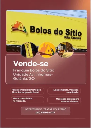 Vendo Loja Bolos Do Sítio 