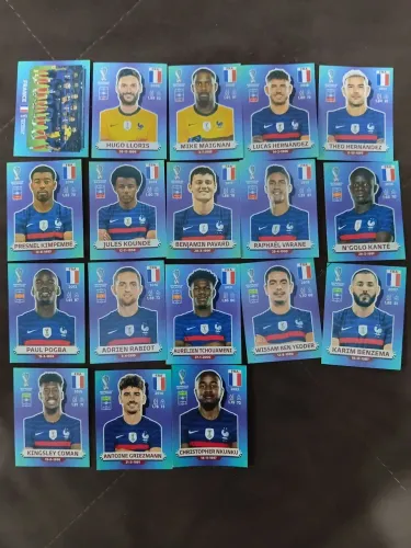 Figurinhas da Copa do Mundo 2022 - França 