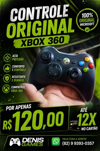 Controle xbox 360 original